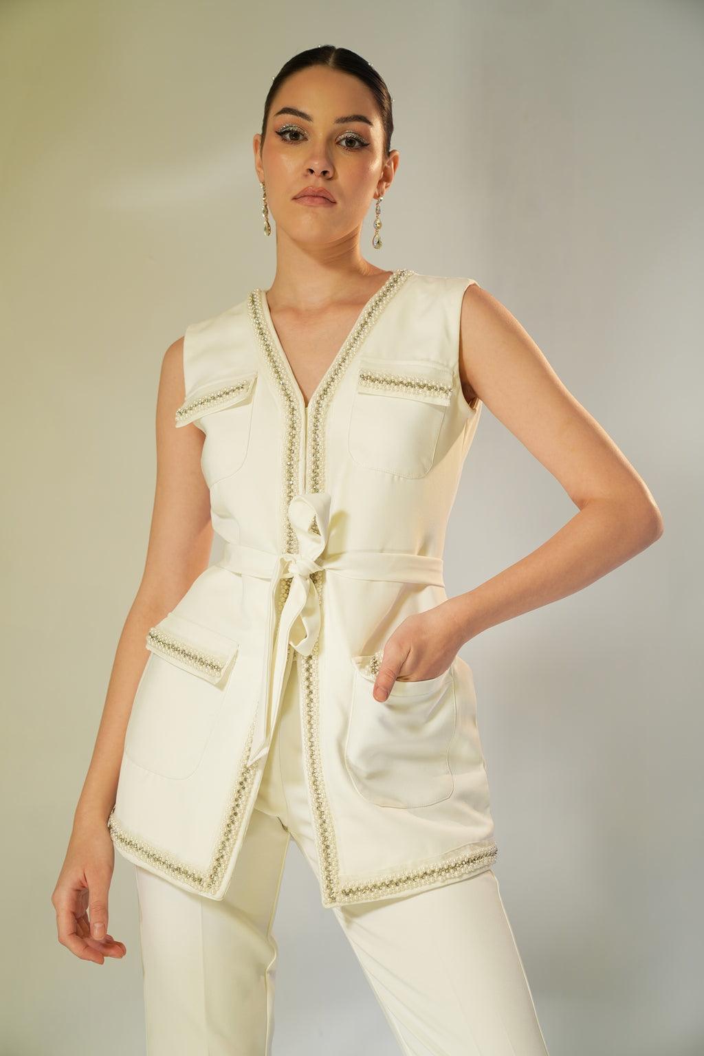 IVORY PEARL CO-ORD SET - SALE