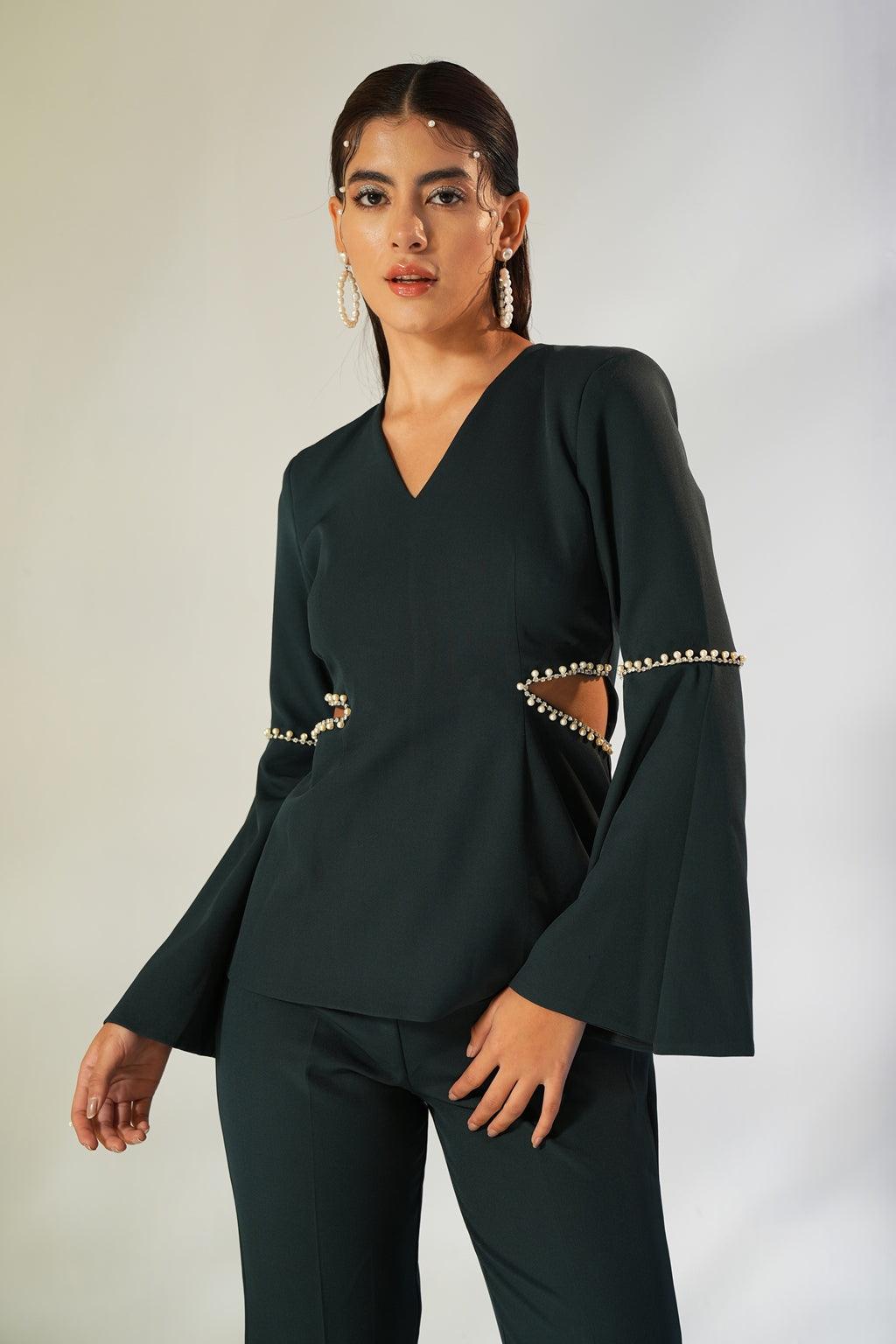 EMERALD PEARL CO-ORD SET - SALE