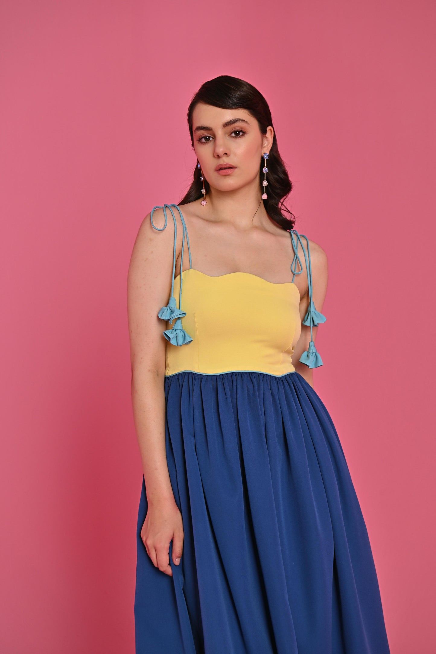 SUNWAVE TIE DRESS