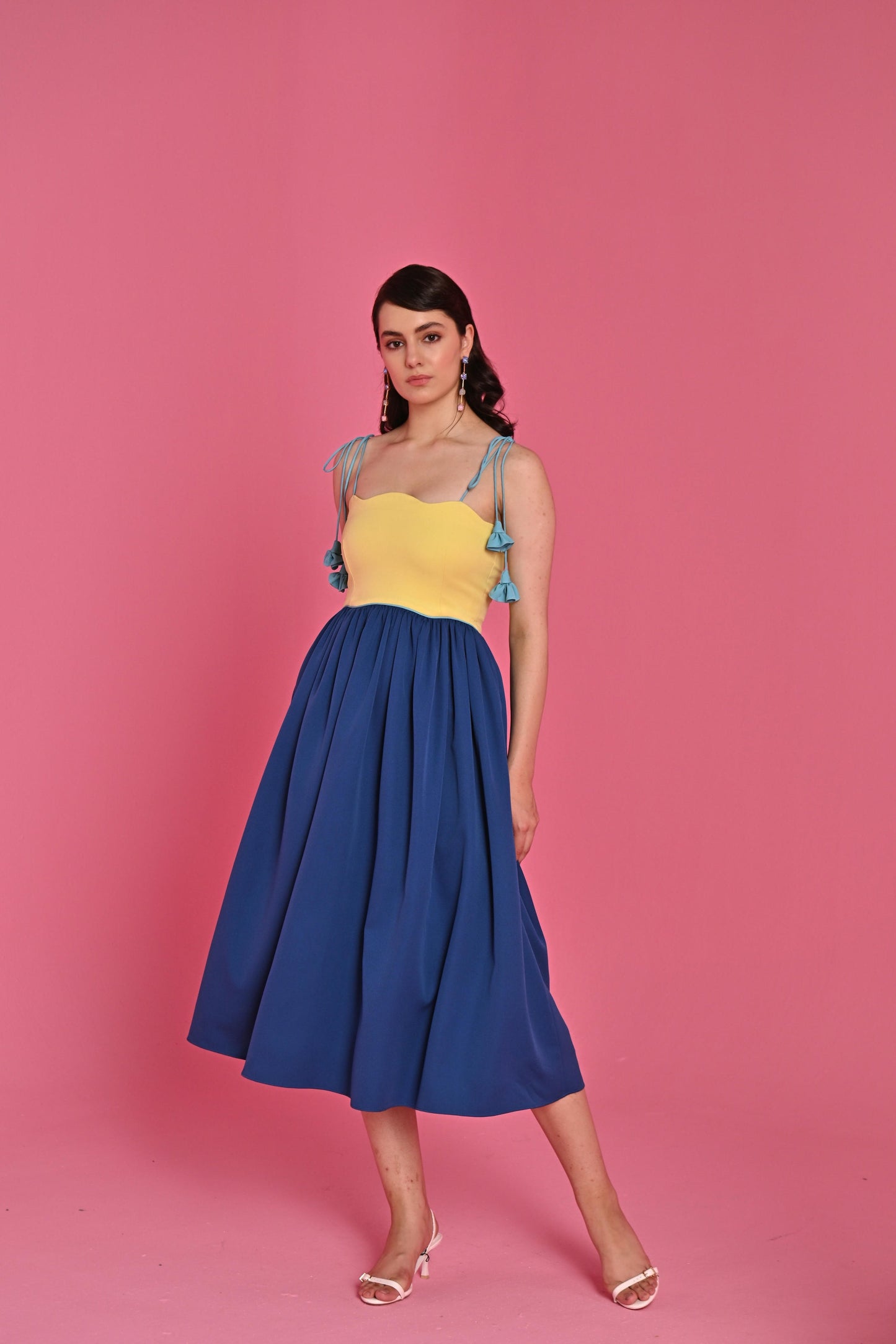 SUNWAVE TIE DRESS