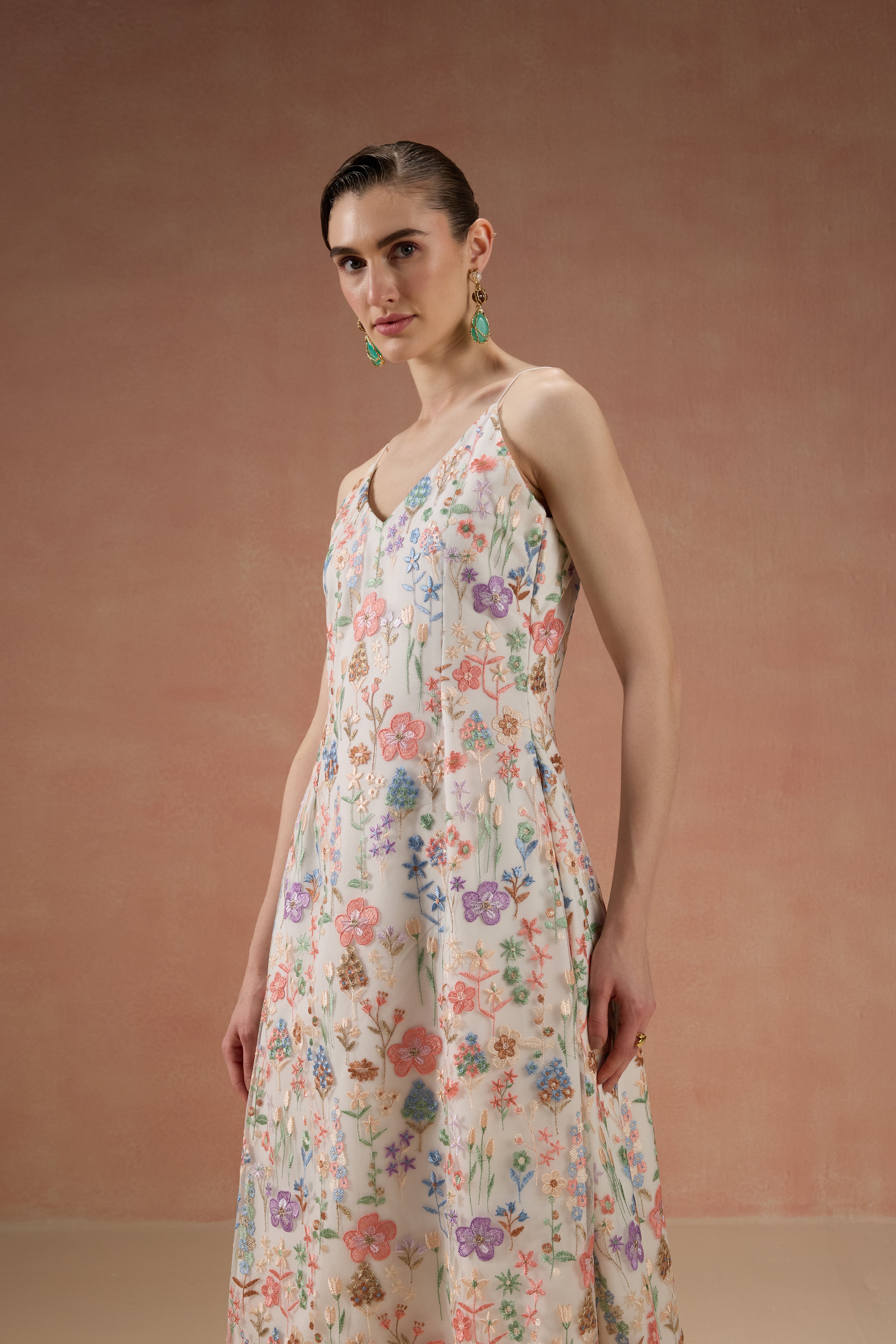 BLUSH AND IVORY FLORAL BLAZER SET