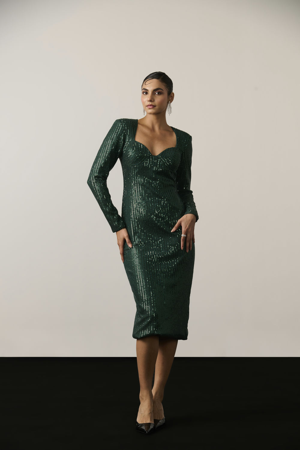 EMERALD SEQUIN MIDI
