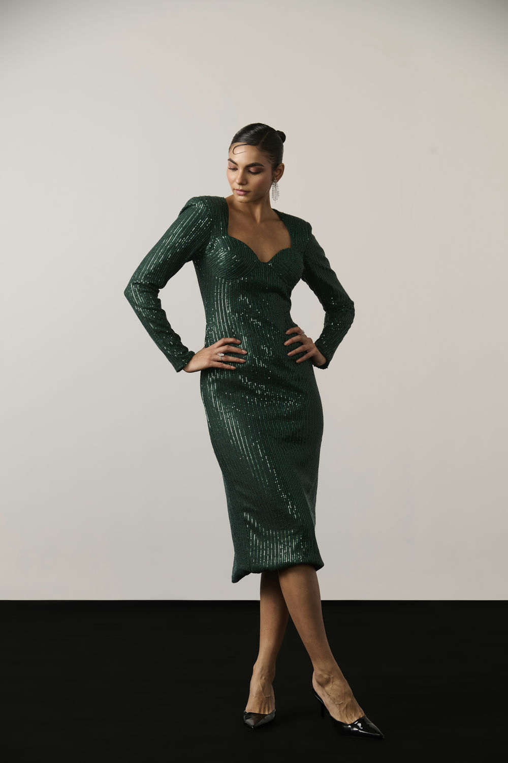 EMERALD SEQUIN MIDI