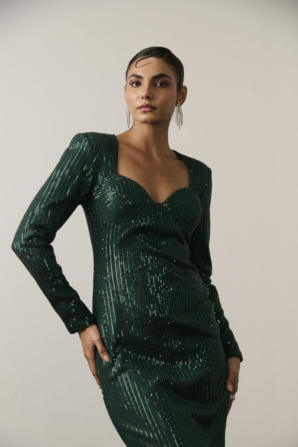 EMERALD SEQUIN MIDI