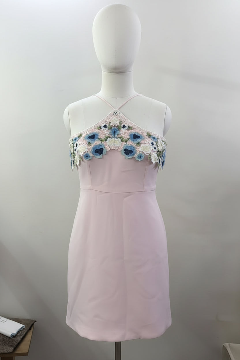 PINK FLORAL MINI DRESS - SALE
