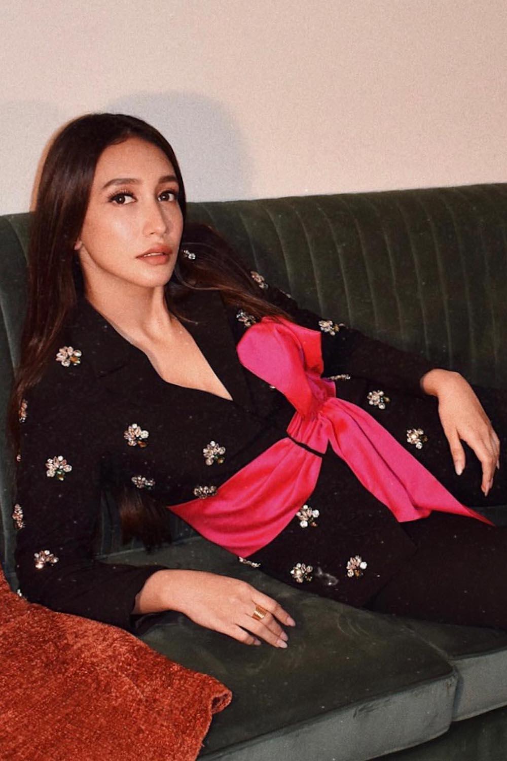 SHREYA CHOUDHRY IN BLACK EMBELLISHED PANT SUIT - LabelIris