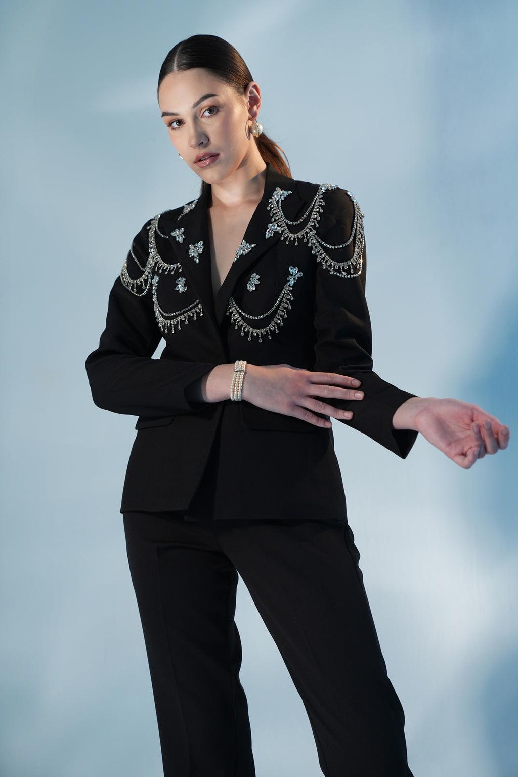 BLACK CRYSTAL JACKET