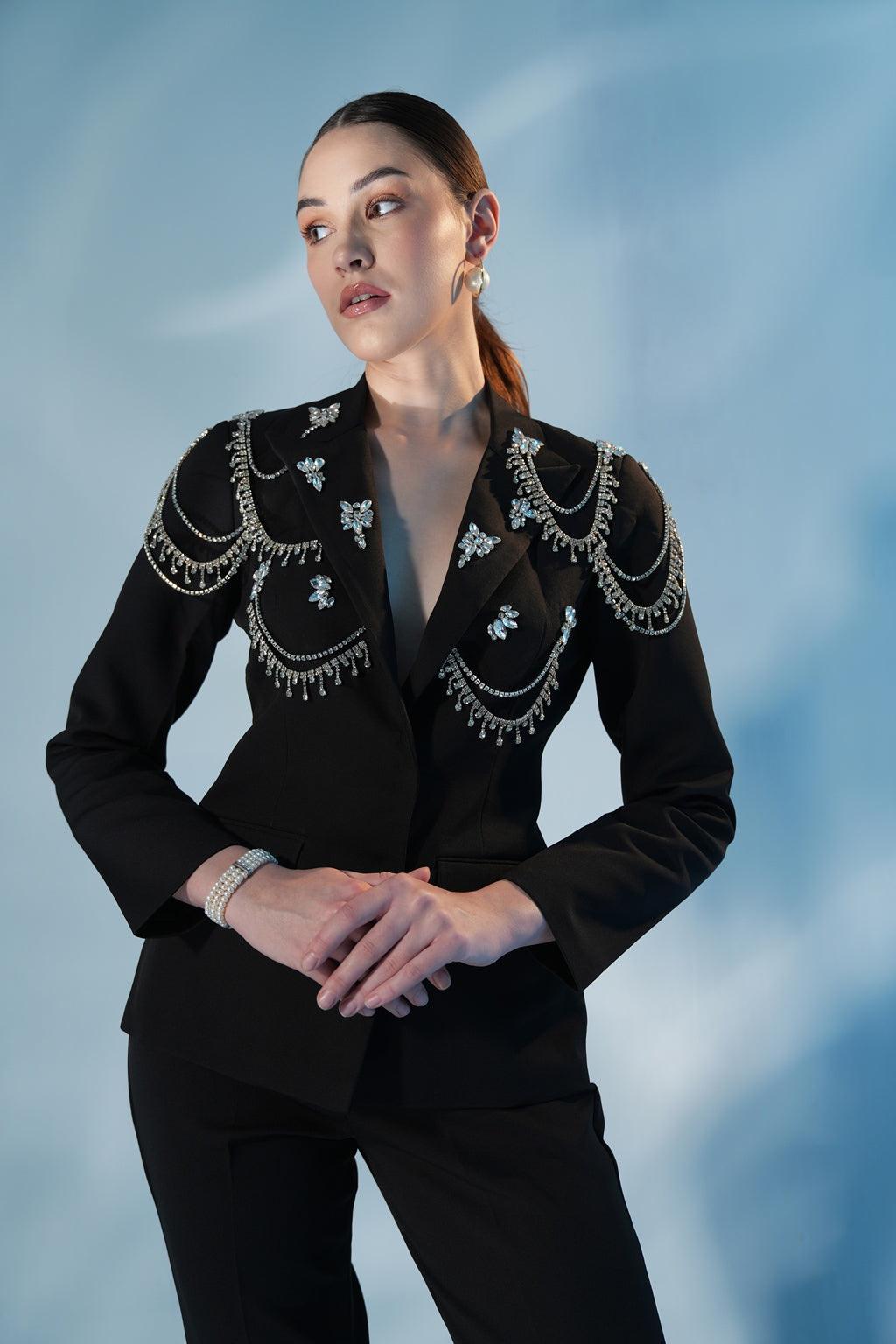 BLACK CRYSTAL JACKET