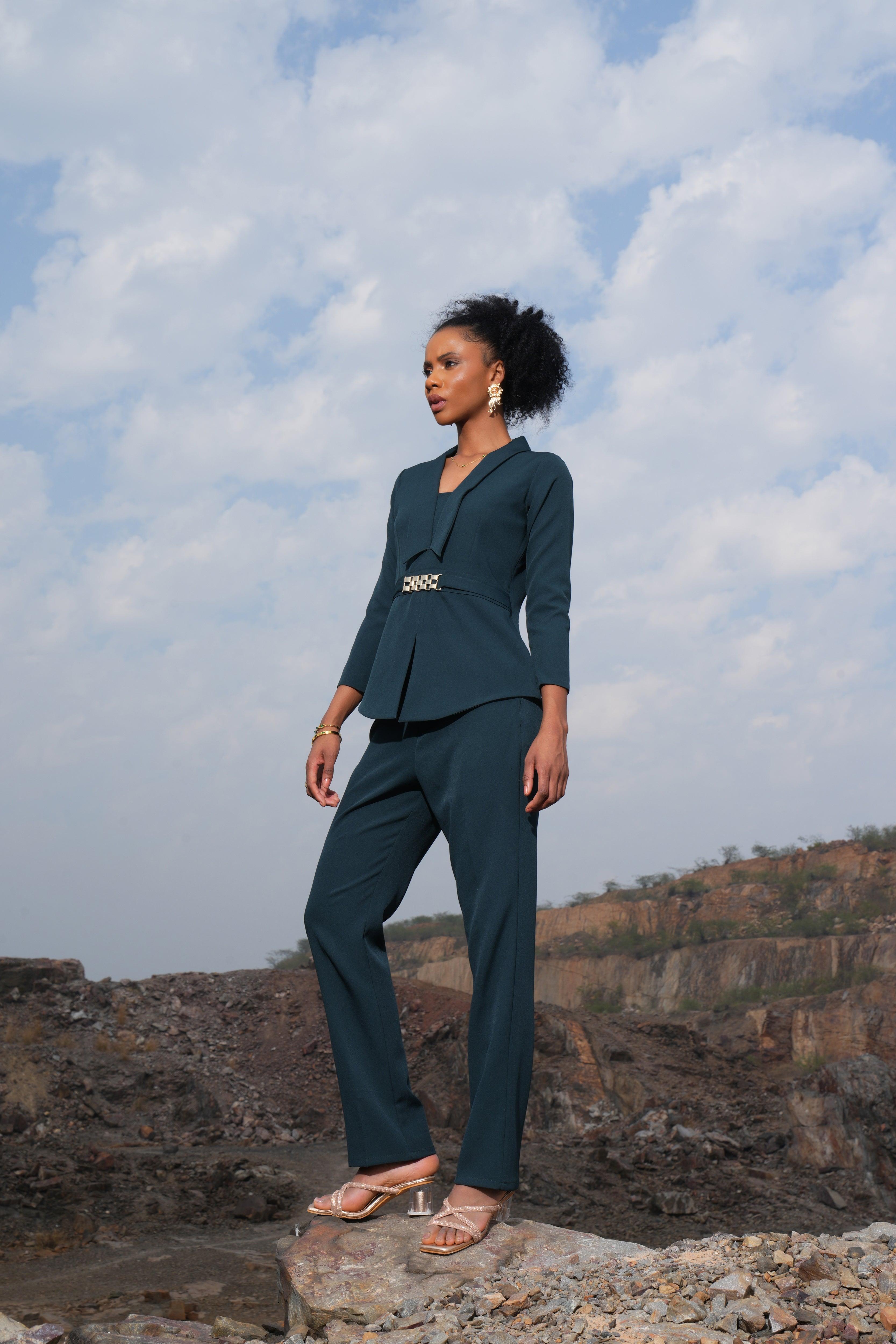 EMERALD CHAIN CO-ORD SET