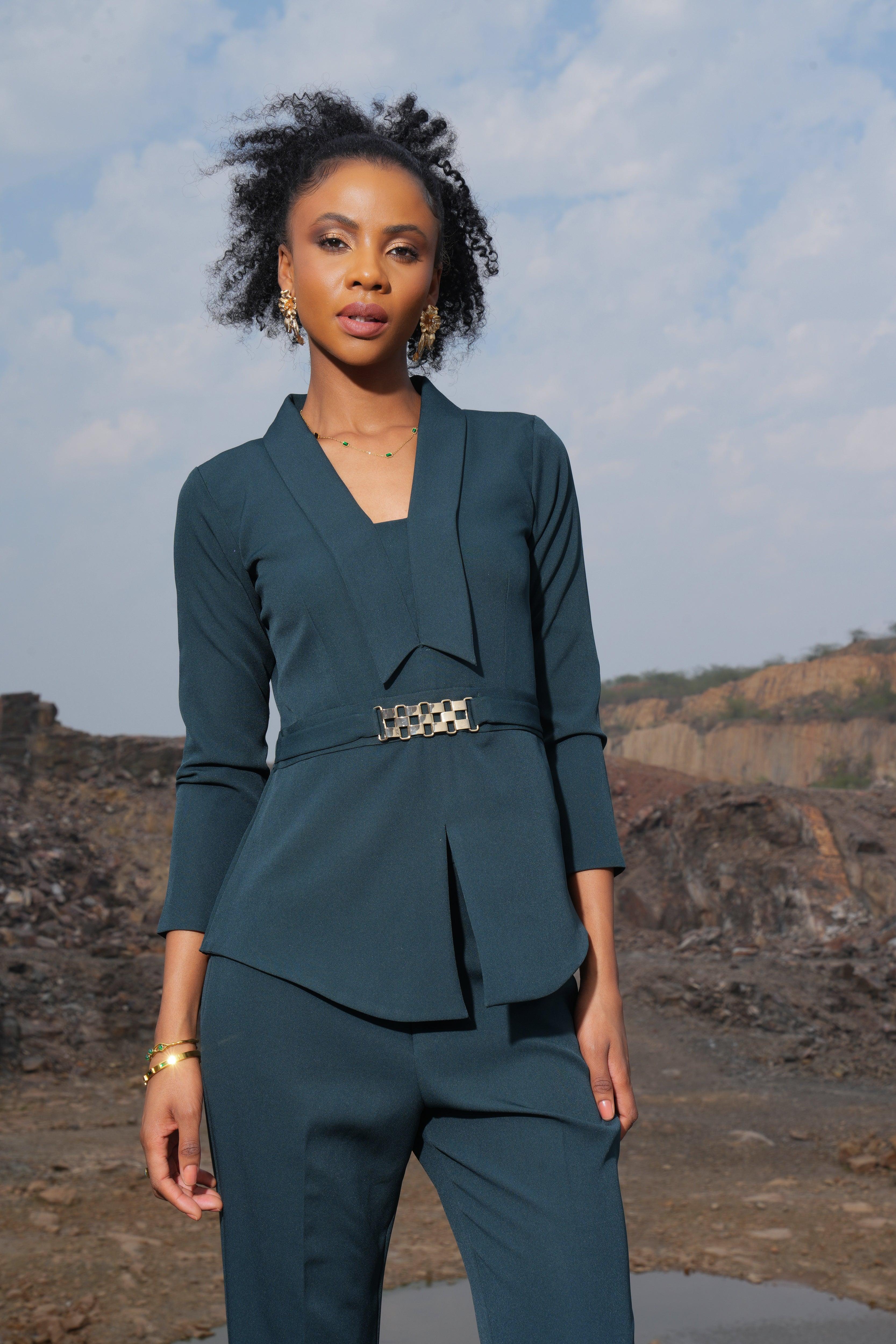 EMERALD CHAIN CO-ORD SET