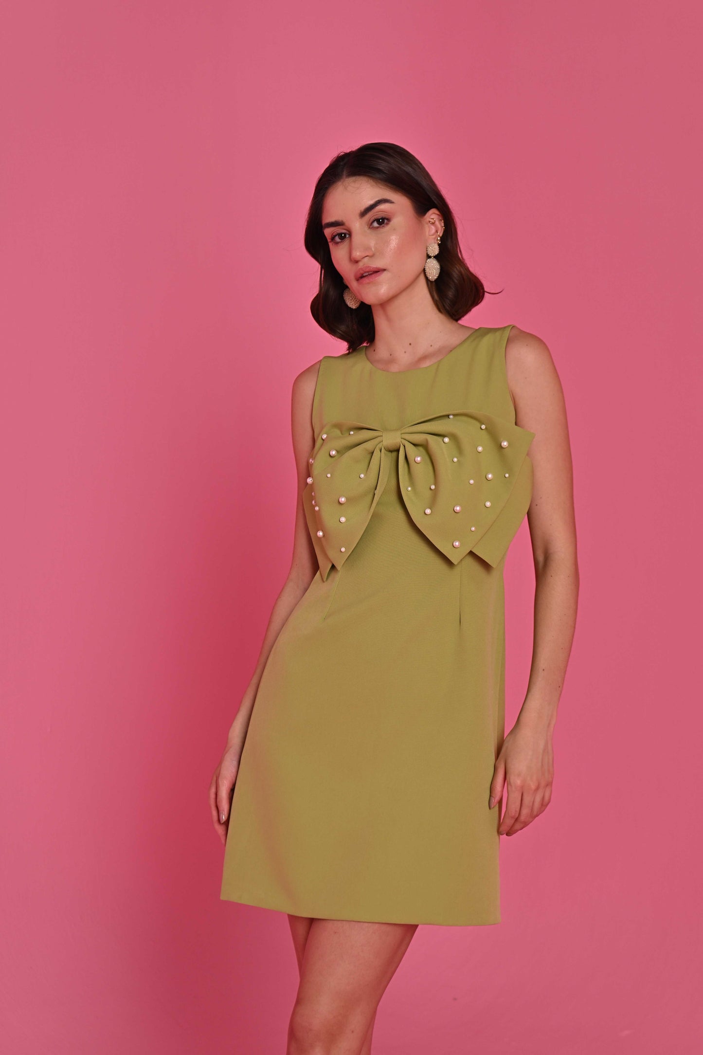 OLIRA BOW DRESS
