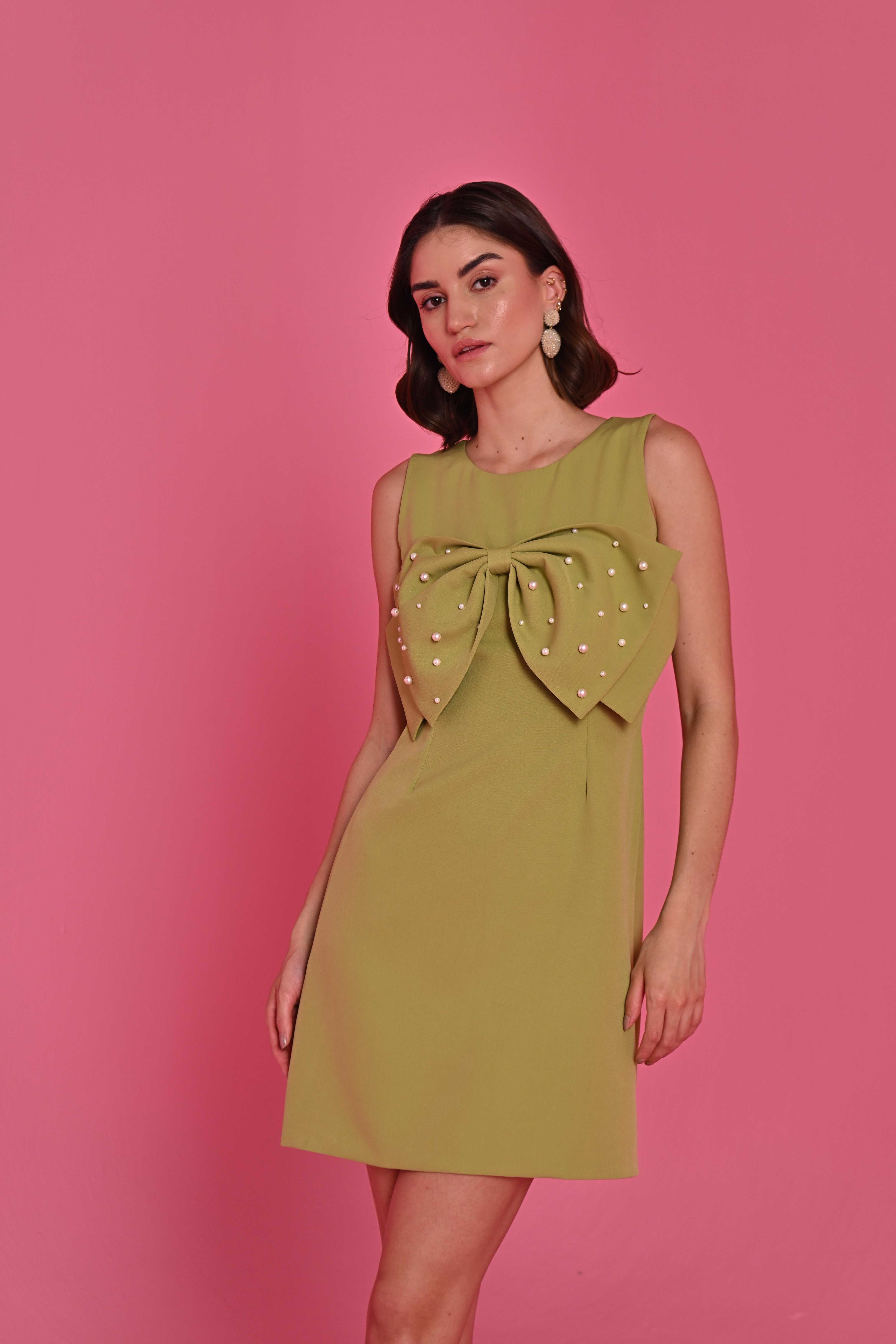 OLIRA BOW DRESS