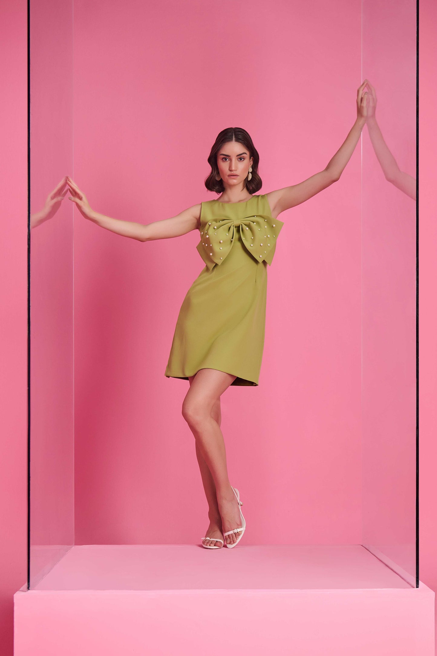 OLIRA BOW DRESS