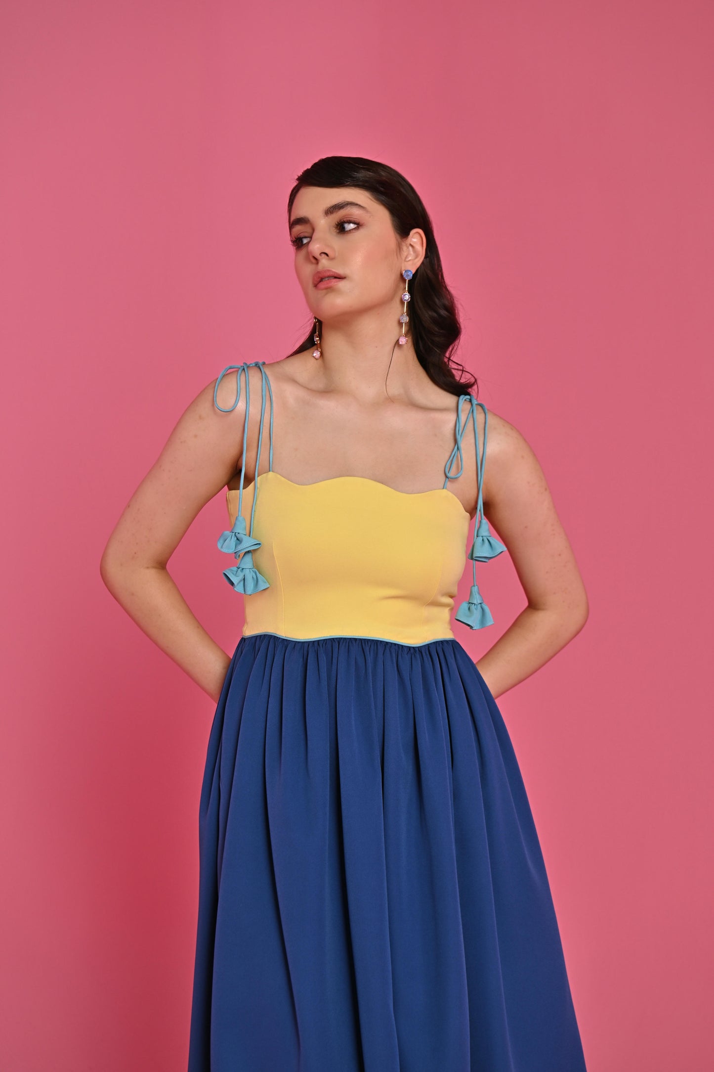 SUNWAVE TIE DRESS