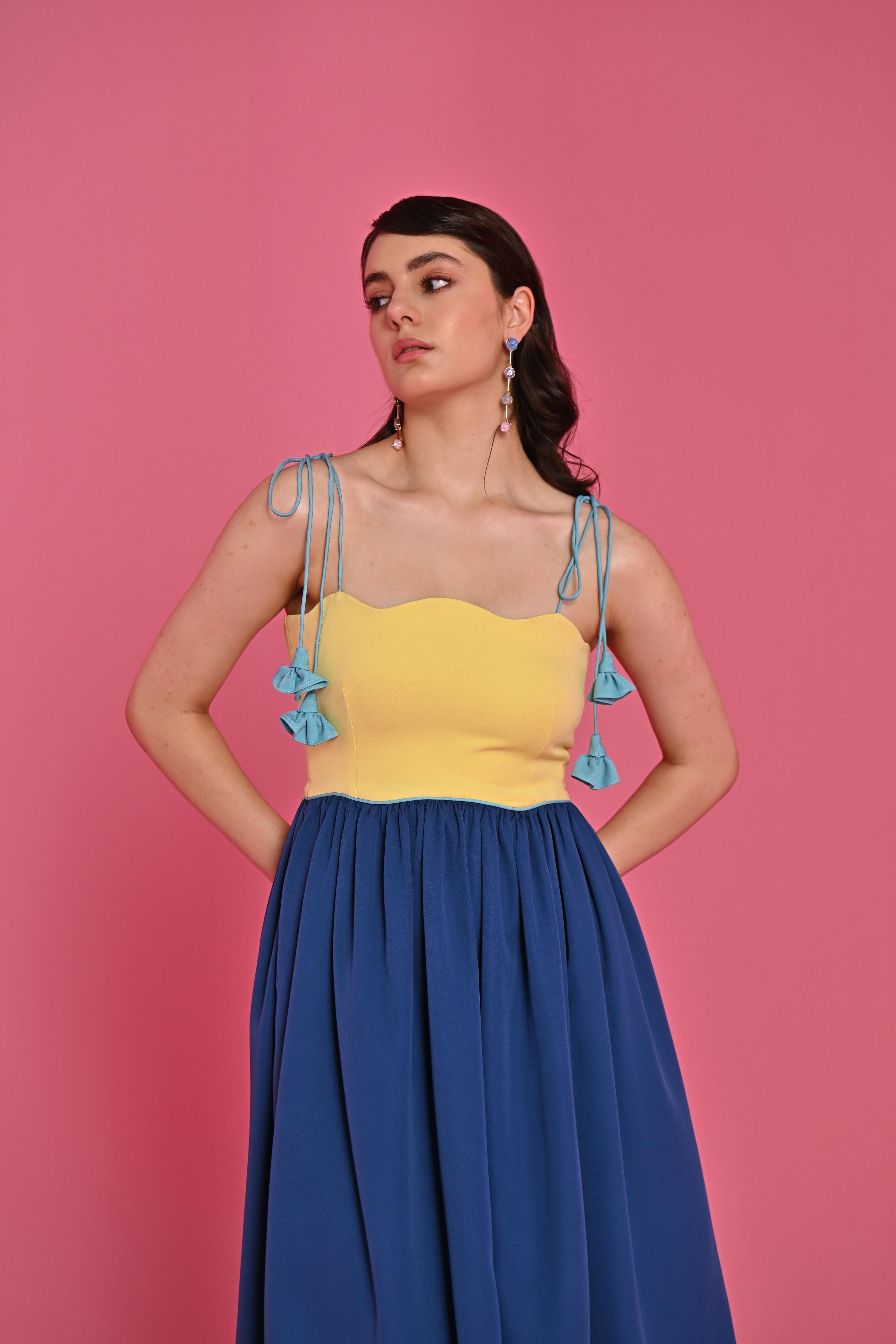 SUNWAVE TIE DRESS