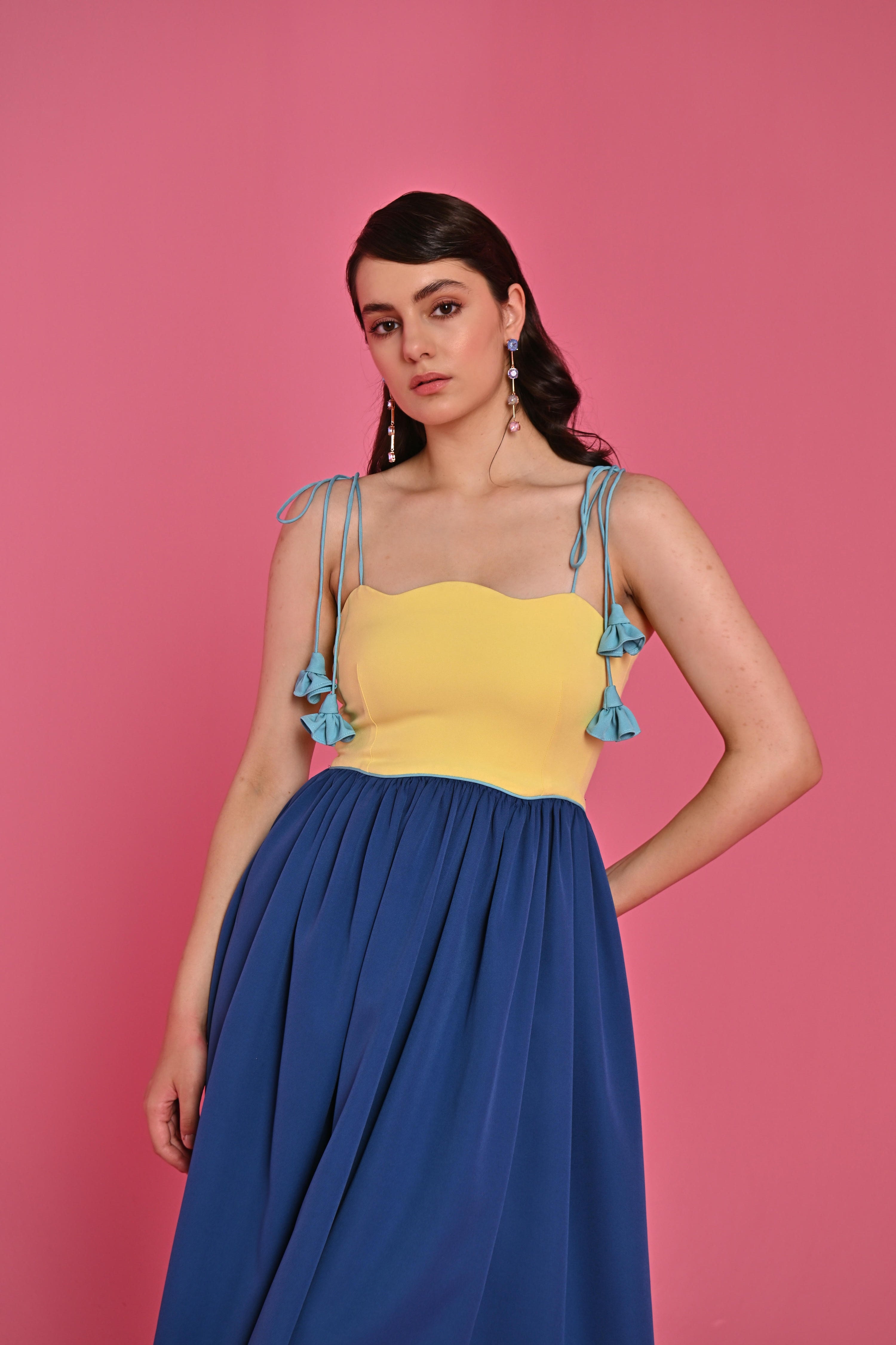 SUNWAVE TIE DRESS