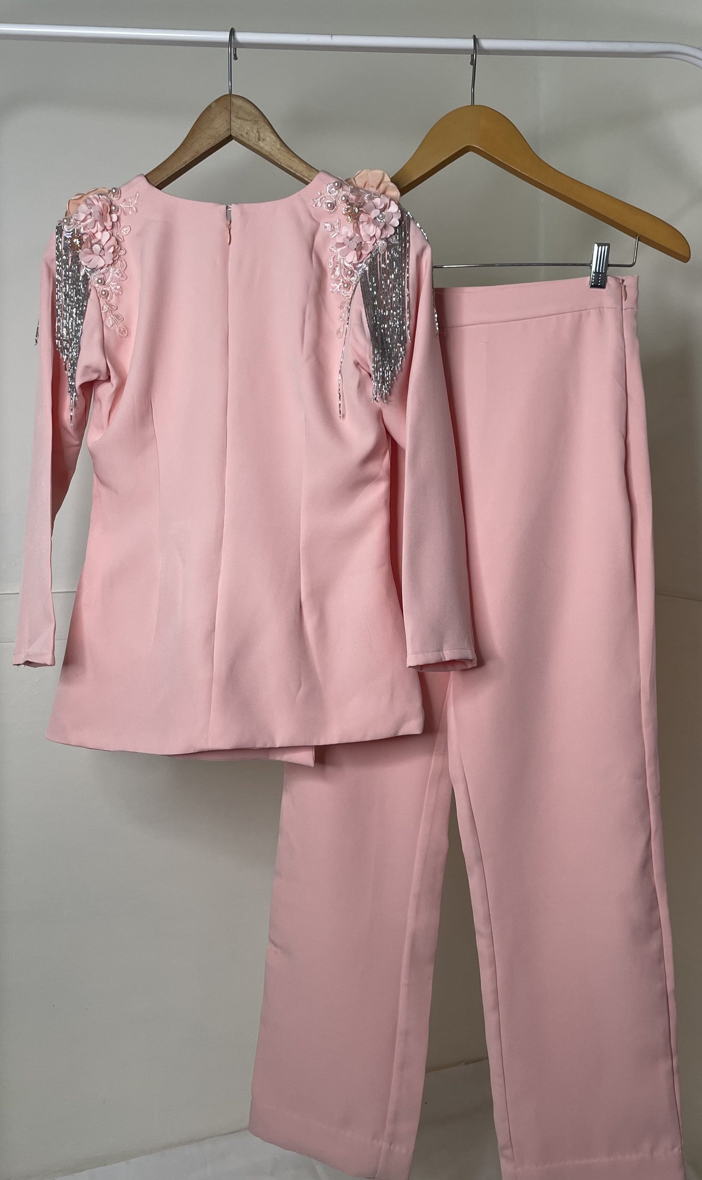 PINK EMBELLISHED CO-ORD SET