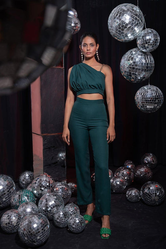 EMERALD CHAIN CO-ORD SET - LabelIris