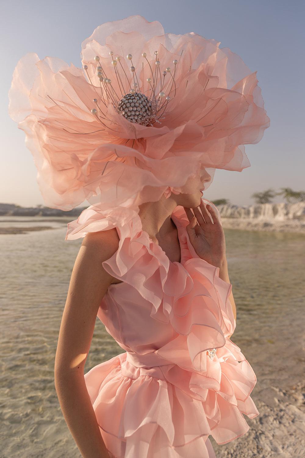 BLUSH ORGANZA CO-ORD SET - LabelIris