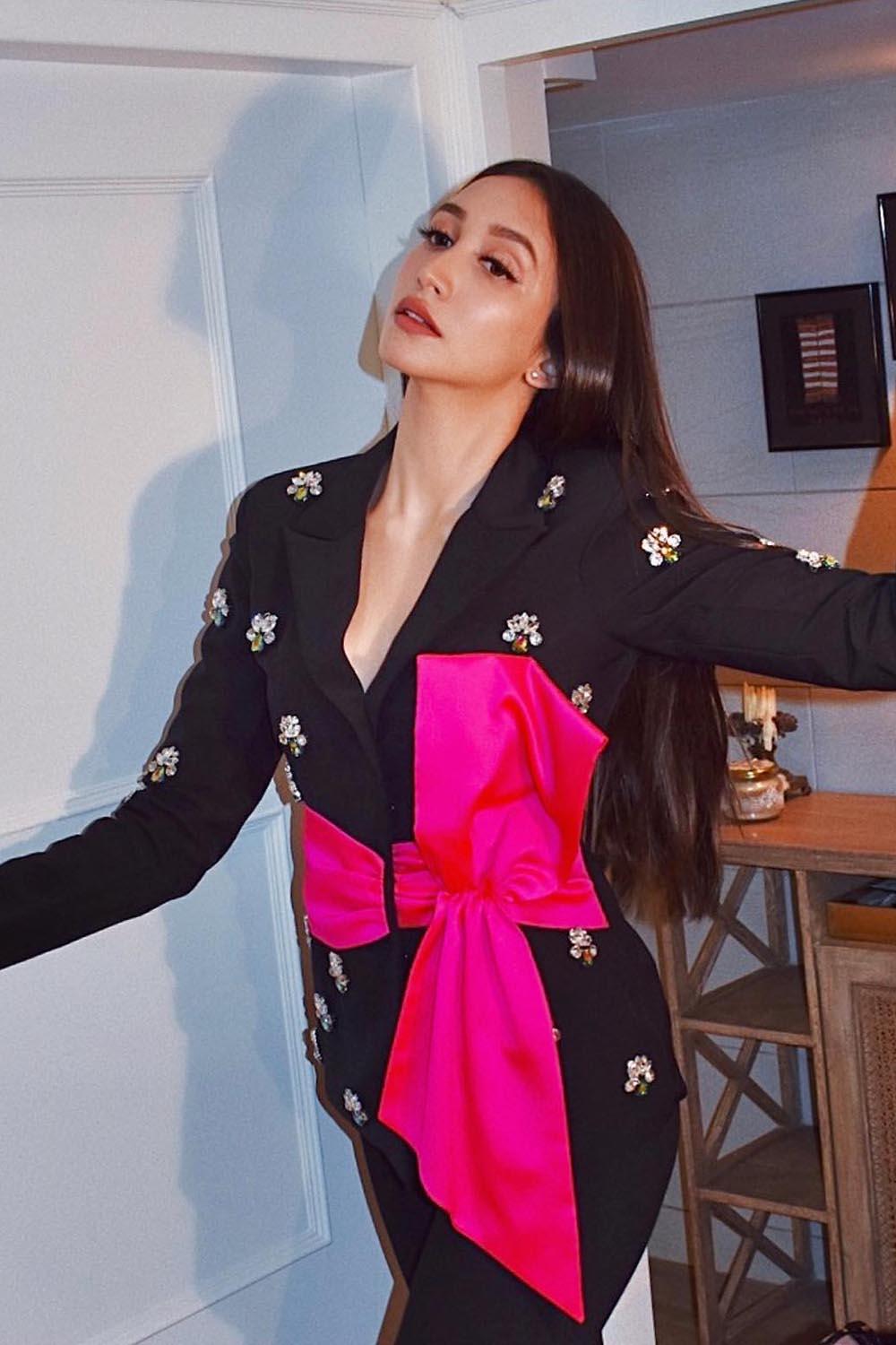 SHREYA CHOUDHRY IN BLACK EMBELLISHED PANT SUIT - LabelIris
